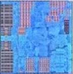 Un core Zen con su caché L2 de 512 KB a la izquierda.