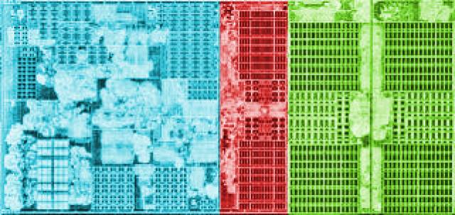 Un core AMD Ryzen con su banco L3 de 2 MB.